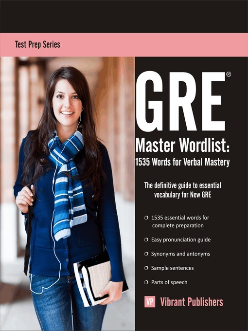 Title details for GRE Master Word List by Vibrant Publishers - Available
